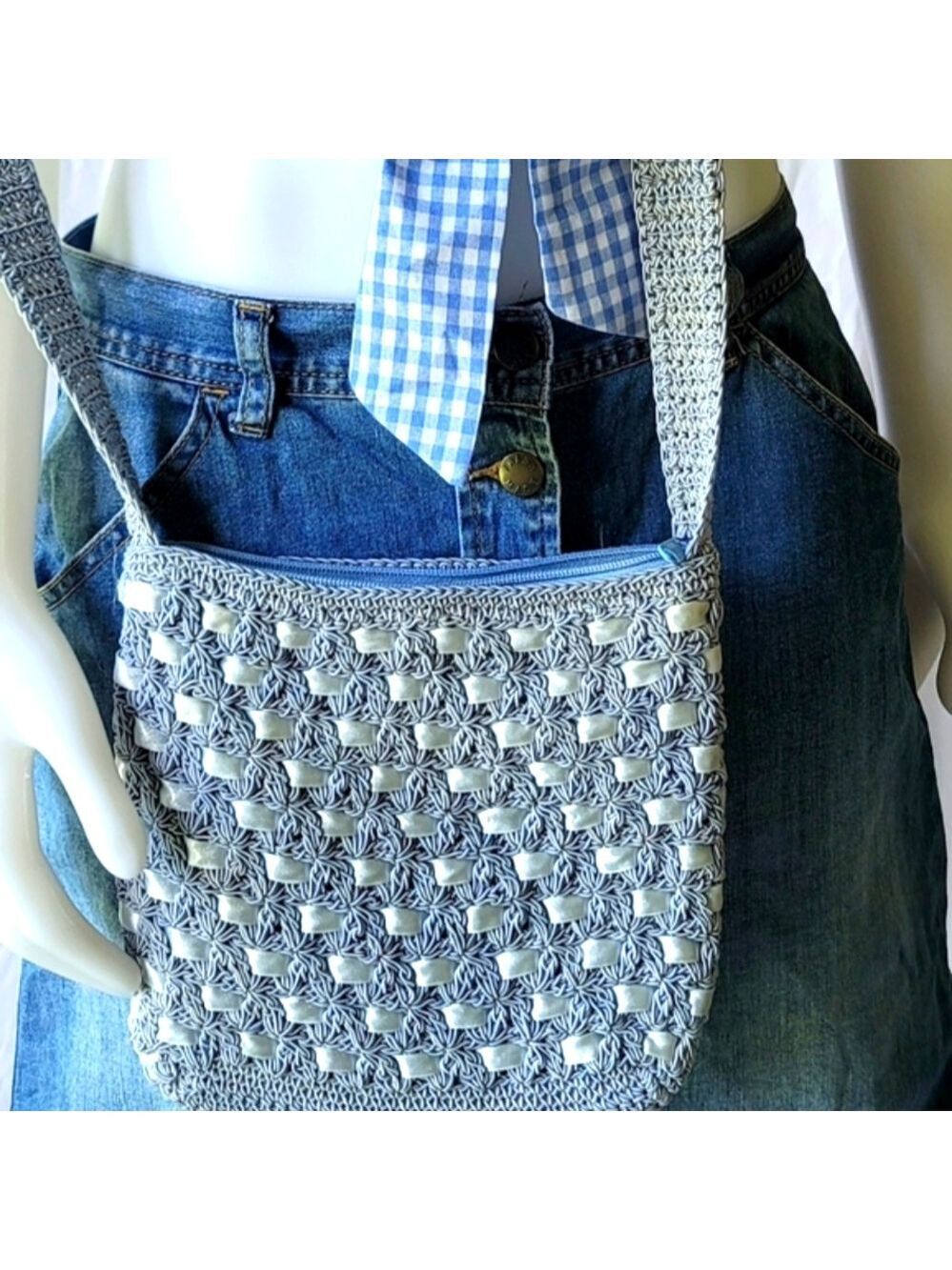 Jessica Crossbody Crochet Shoulder Bag